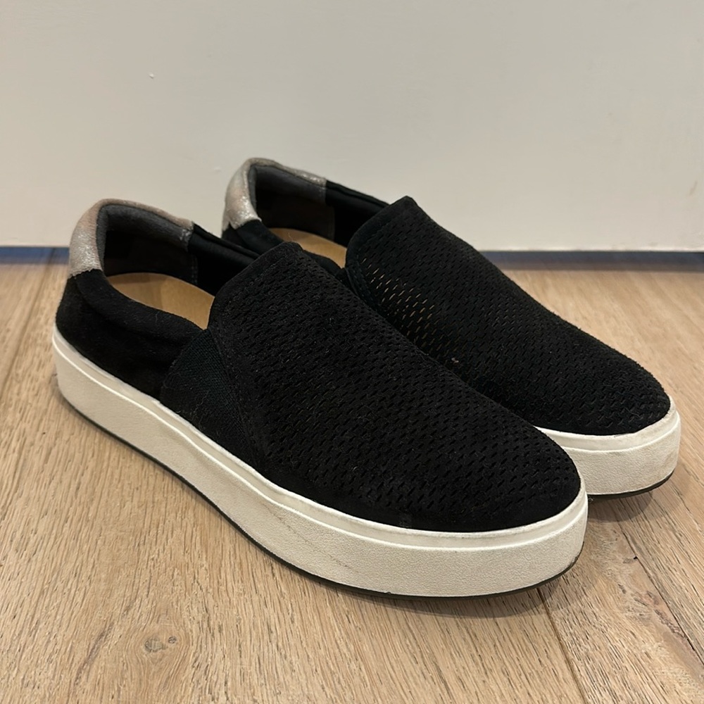 Dr. Scholl’s Slip On Shoes in Black Suede